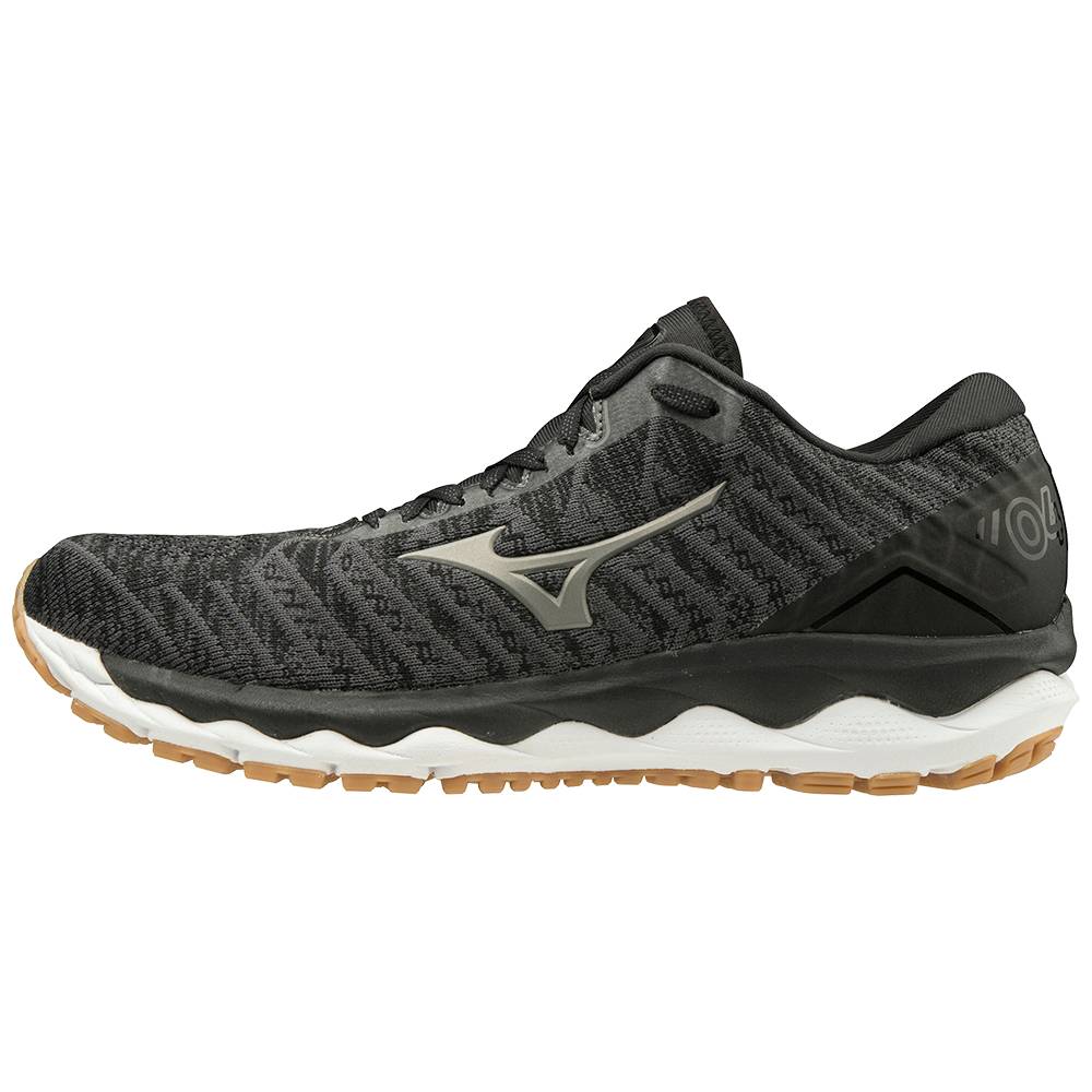 Scarpe Running Mizuno Wave Sky 4 WAVEKNIT™ 2E (Wide) Uomo - Grigie Scuro - 97651-PLWE